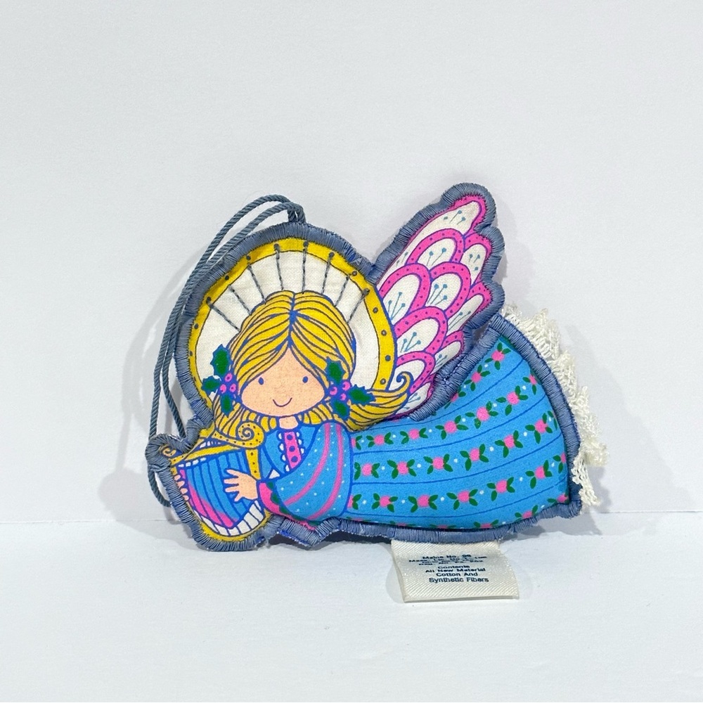 Vintage Hallmark Angel Fabric Ornament